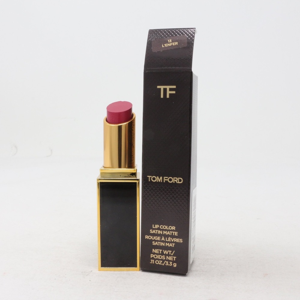 TOM FORD SATIN MATTE LIP COLOR IN L’ENFER NEW IN BOX